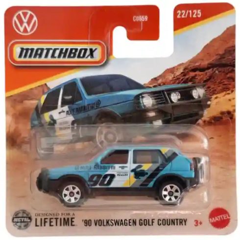 Mattel Matchbox '90 Volkswagen Golf Country kisautó