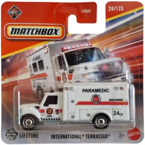 Mattel Matchbox International Terrastar mentőautó kisautó