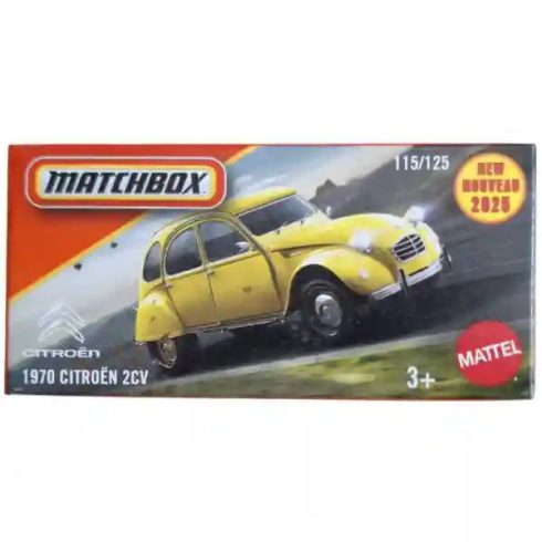 Mattel Matchbox 1970 Citroën 2CV kisautó