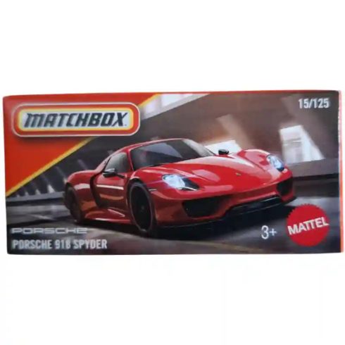 Mattel Matchbox Porsche 918 Spyder kisautó