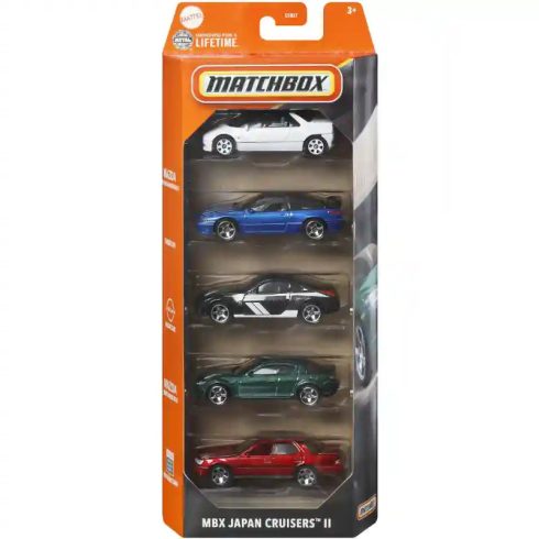 Mattel Matchbox kisautók 5 darabos szett - MBX Japan Cruisers™ II