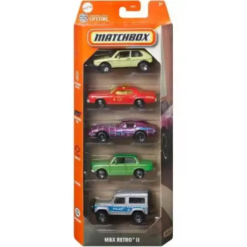 Mattel Matchbox kisautók 5 darabos szett - MBX Retro™ II