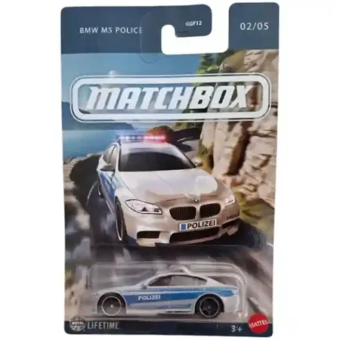 Mattel Matchbox BMW M5 Police rendőrautó