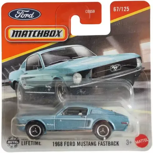 Mattel Matchbox 1968 Ford Mustang Fastback kisautó
