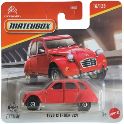 Mattel Matchbox 1970 Citroën 2CV kisautó
