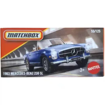Mattel Matchbox 1963 Mercedes-Benz 230 SL kisautó