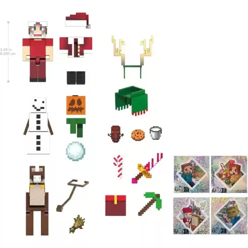 Mattel Minecraft adventi kalendárium, naptár