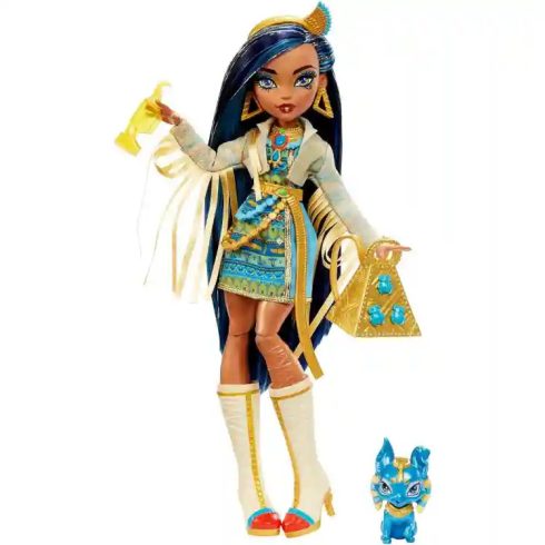 Mattel Monster High Cleo De Nile baba kiegészítőkkel