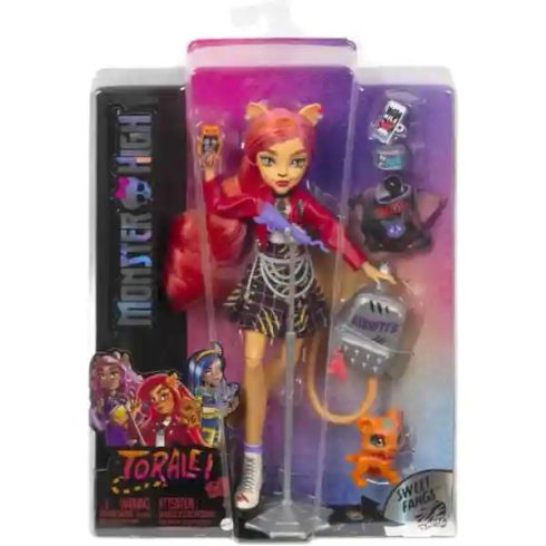 Mattel Monster High Toralei Stripe baba vérmacska kisállattal