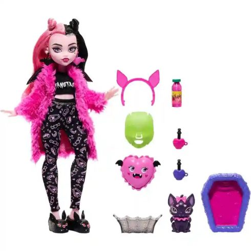 Mattel Monster High Creepover Party - Draculaura baba kiegészítőkkel