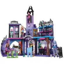   Mattel Monster High óriás rémséges egyetem bútorokkal és kiegészítőkkel, Haunted High School