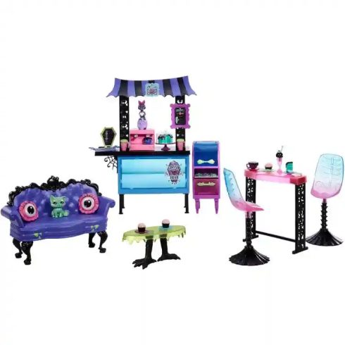 Mattel Monster High rémébresztő kávézó játékkészlet