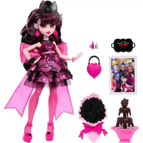 Mattel Monster High Monster Ball - Draculaura baba kiegészítőkkel