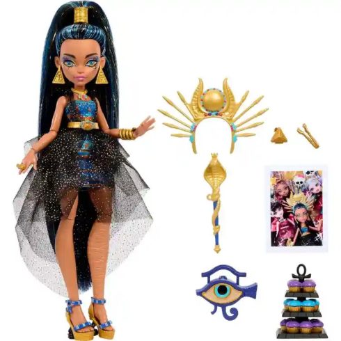 Mattel Monster High Monster Ball - Cleo De Nile baba kiegészítőkkel