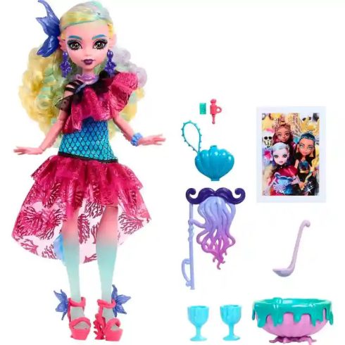 Mattel Monster High Monster Ball - Lagoona Blue baba kiegészítőkkel