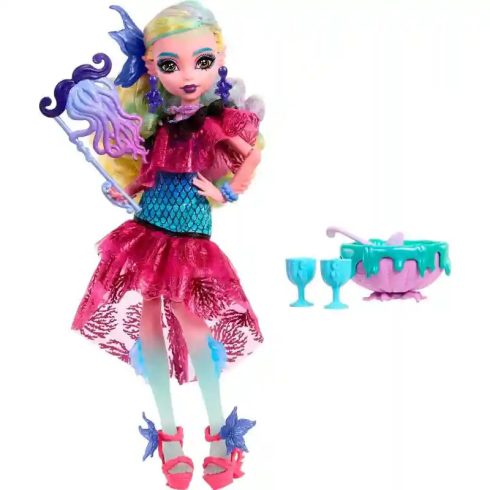 Mattel Monster High Monster Ball - Lagoona Blue baba kiegészítőkkel
