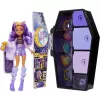 Mattel Monster High Skulltimate Secrets Fearidescent - Clawdeen Wolf baba koporsóval