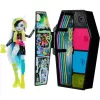 Mattel Monster High Skulltimate Secrets Neon Frights - Frankie Stein baba koporsóval (csomagolássérült)