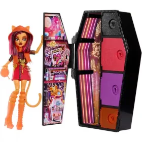   Mattel Monster High Skulltimate Secrets Neon Frights - Toralei baba koporsóval