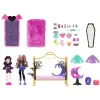 Mattel Monster High Clawdeen Wolf és Draculaura rémesen menő hálószobája babákkal