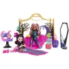 Mattel Monster High Clawdeen Wolf és Draculaura rémesen menő hálószobája babákkal