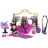   Mattel Monster High Clawdeen Wolf és Draculaura rémesen menő hálószobája babákkal
