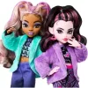 Mattel Monster High Clawdeen Wolf és Draculaura rémesen menő hálószobája babákkal