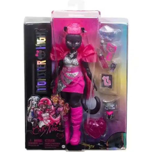 Mattel Monster High - Catty Noir baba cica kisállattal