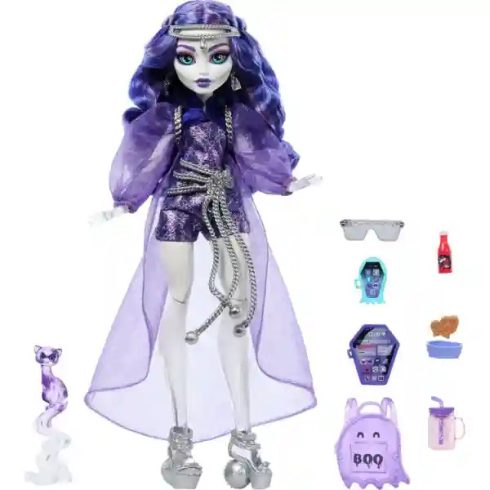 Mattel Monster High - Spectra Vondergeist vadászgörény kisállattal