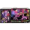 Mattel Monster High hétvégi kiruccanás játékszett babákkal és Vérda autóval