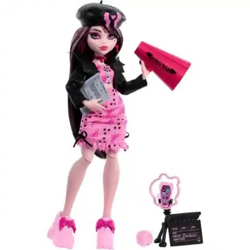 Mattel Monster High Fearbook Draculaura baba kiegészítőkkel