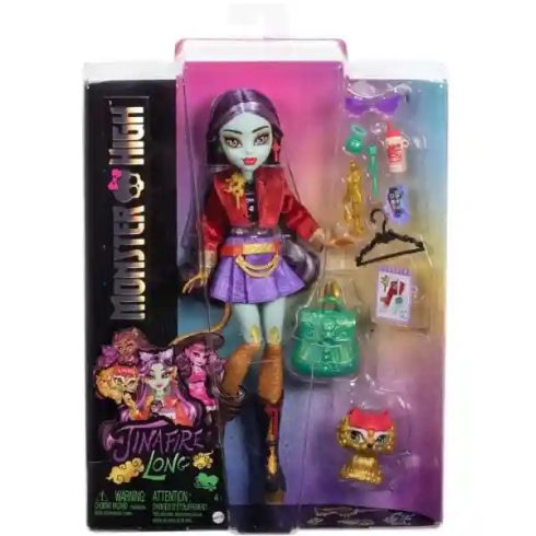 Mattel Monster High Jinafire Long baba sárkánylány kutya kisállattal