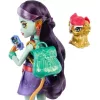 Mattel Monster High Jinafire Long baba sárkánylány kutya kisállattal
