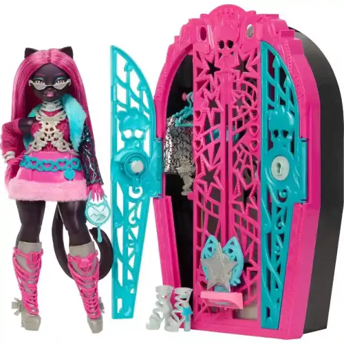 Mattel Monster High Skulltimate Secrets Hauntlywood Mysteries - Catty Noir baba