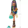 Mattel Monster High Nefera De Nile múmia baba szkarabeusz kisállattal