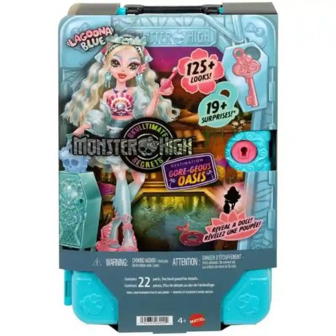 Mattel Monster High Skulltimate Secrets Destination: Gore-geous Oasis - Rémes utazás Lagoona Blue baba