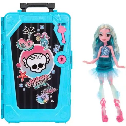 Mattel Monster High Skulltimate Secrets Destination: Gore-geous Oasis - Rémes utazás Lagoona Blue baba