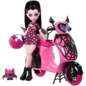 Mattel Monster High Draculaura baba és Vamptastic robogója