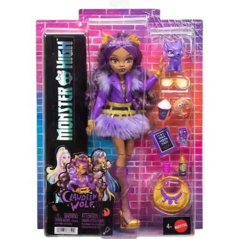 Mattel Monster High Clawdeen Wolf baba kiegészítőkkel