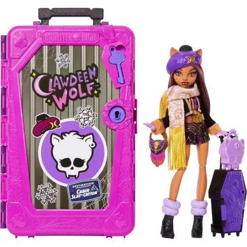 Mattel Monster High Skulltimate Secrets Destination: Cabin Slay-Cation - Clawdeen Wolf baba