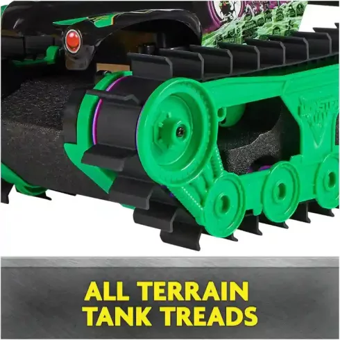 Monster Jam távirányítós RC Grave Digger Trax tank 32cm