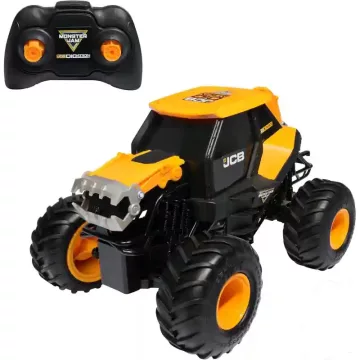   Monster Jam távirányítós RC JCB Digatron monster truck autó fénnyel 32cm