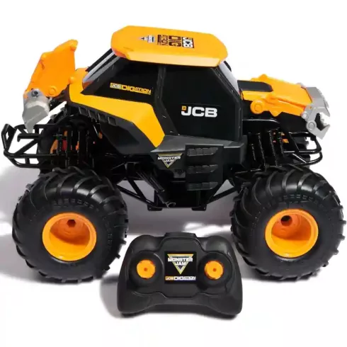 Monster Jam távirányítós RC JCB Digatron monster truck autó fénnyel 32cm