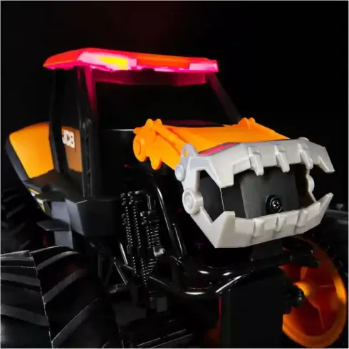 Monster Jam távirányítós RC JCB Digatron monster truck autó fénnyel 32cm