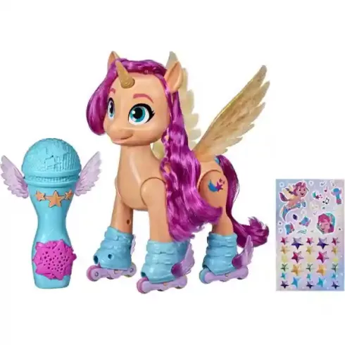 Hasbro Én kicsi pónim - Interaktív távirányítós RC görkoris Sunny Starscout póni, My Little Pony