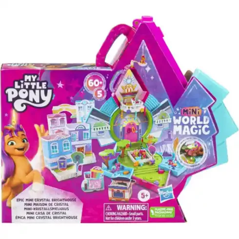 Hasbro Én kicsi pónim: Mini World Magic - Crystal hordozható házikója, My Little Pony