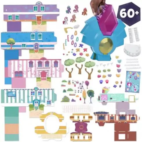 Hasbro Én kicsi pónim: Mini World Magic - Crystal hordozható házikója, My Little Pony