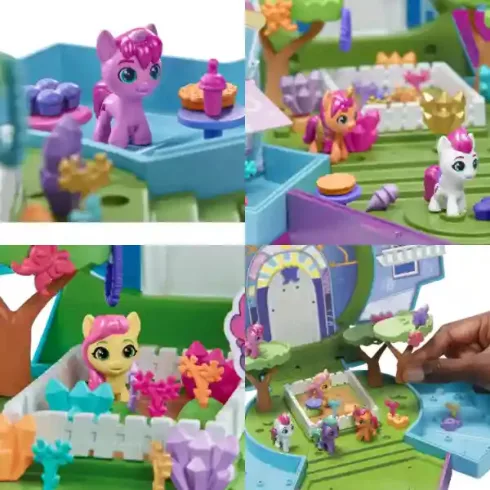Hasbro Én kicsi pónim: Mini World Magic - Crystal hordozható házikója, My Little Pony