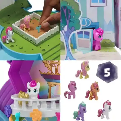 Hasbro Én kicsi pónim: Mini World Magic - Crystal hordozható házikója, My Little Pony
