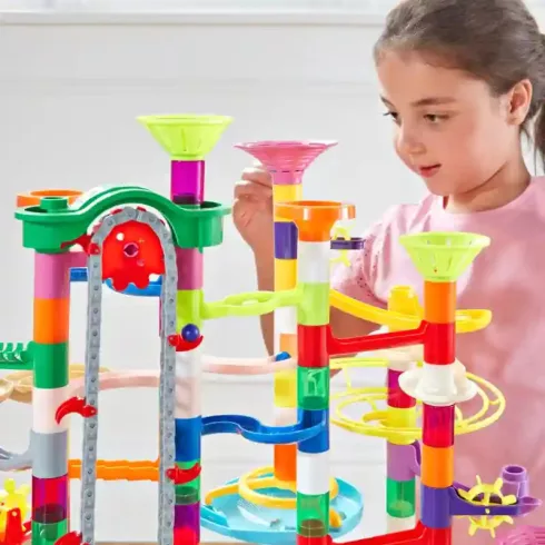 Electronic Marble Run interaktív golyópálya motorizált lifttel